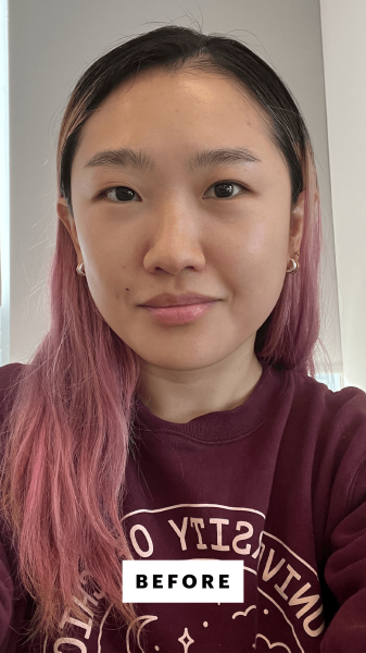 Image may contain Face Head Person Photography Portrait Teen Skin Cosmetics Lipstick Happy and Smile